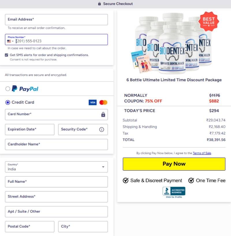 biodentex-checkout-secure-safe-order-verified